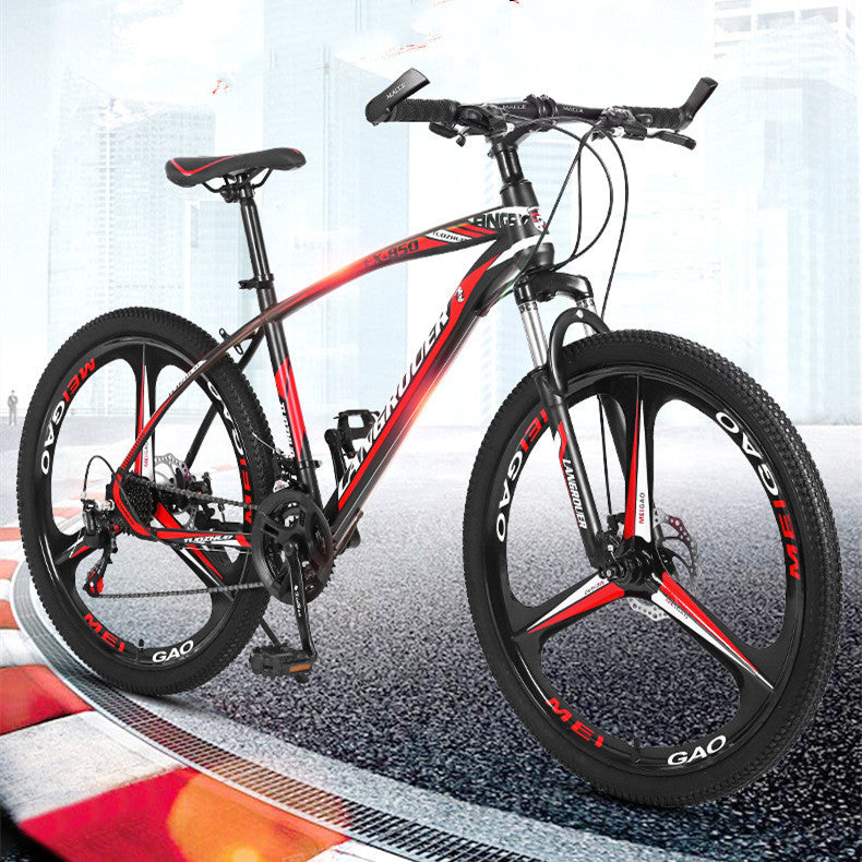 Bicicleta de montaña de cross-country con velocidades variables - Cuadro de acero y carbono