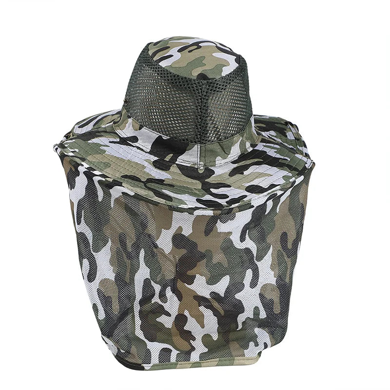 Chapeau Pêche Maille Respirante - Large Bord Nylon Anti-UV Pliable - Camp de Base Farzen+