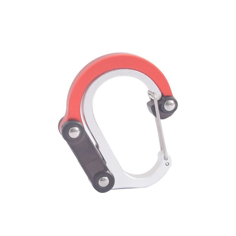 Mousqueton Hybride 3-en-1 Rotatif - Clip Multifonction 18kg - Camp de Base Farzen+