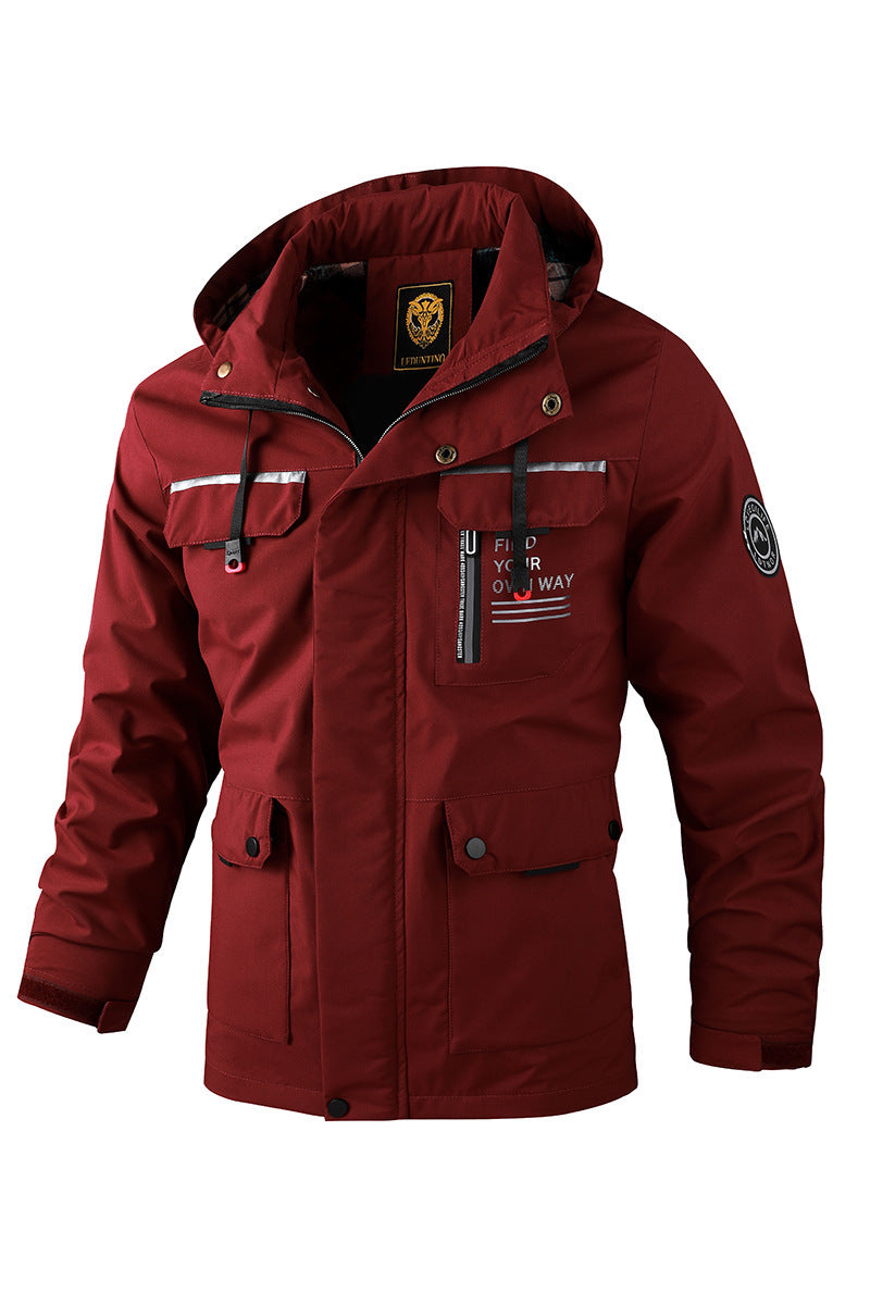 Chaqueta impermeable y cortavientos para hombre - Senderismo de invierno