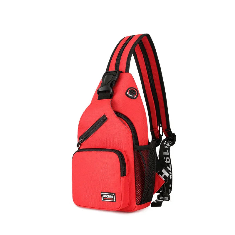 Bolso de hombro minimalista, ligero y de moda para hombre, bolso cruzado deportivo informal de gran capacidad