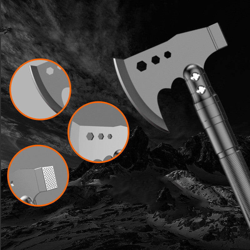 Pala de Camping Multifunción de Aluminio 6063 - Kit de Ingeniero Plegable 2,12 kg
