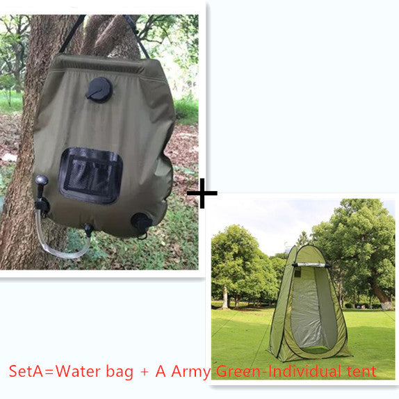 Tente Douche Portable Camping - Abri Privé Multifonction 120x190cm
