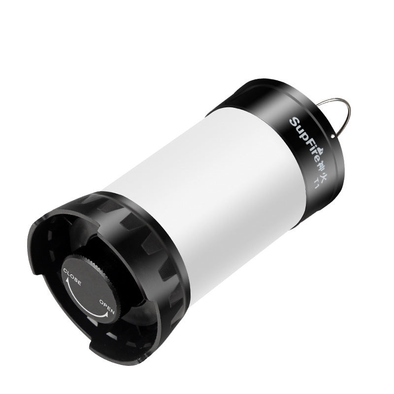 Lámpara LED de camping recargable T1 - Batería 18650 superbrillante de 154 g