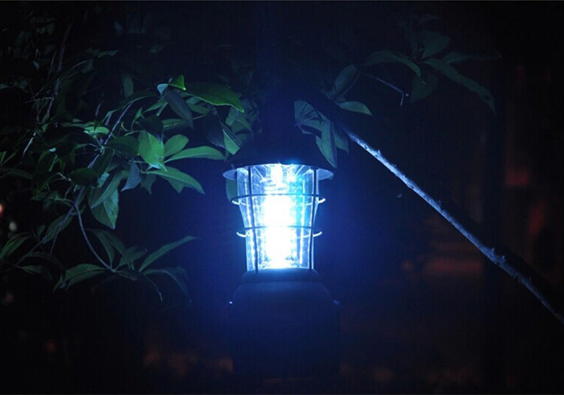 Lampe de Camping Solaire avec Manivelle - Rechargeable 1200mAh