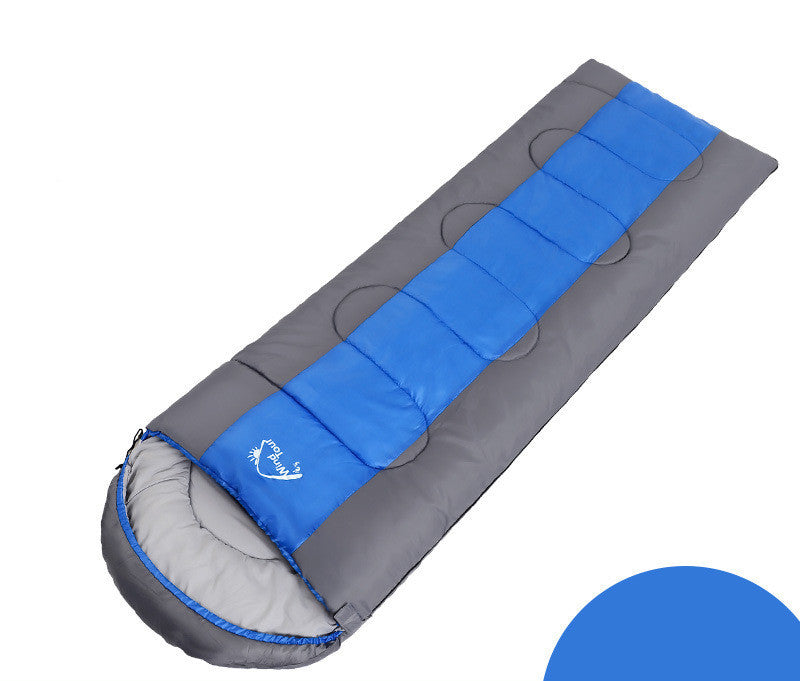 Sac de Couchage Camping Polyester 190T - Coton Creux Polyvalent 185x75cm - Camp de Base Farzen+