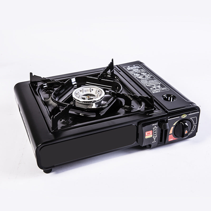 Estufa de gas portátil para camping - Encendido automático, autonomía de 95 min, 1,47 kg