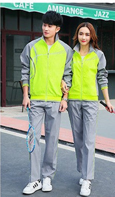 Tenue Sport Couple Mixte - Survêtement Rayures Printemps-Automne 710g - Camp de Base Farzen+