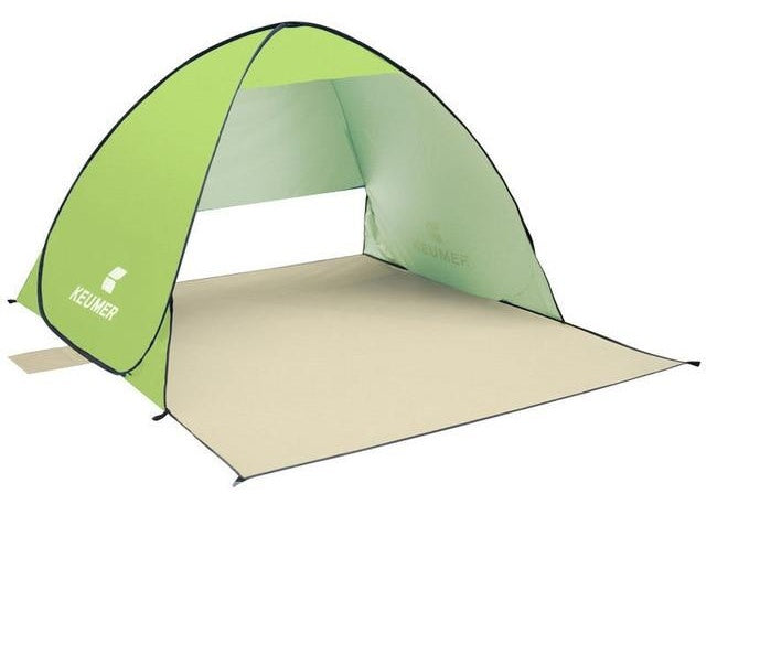 Tienda de playa automática anti-UV: protección solar instantánea