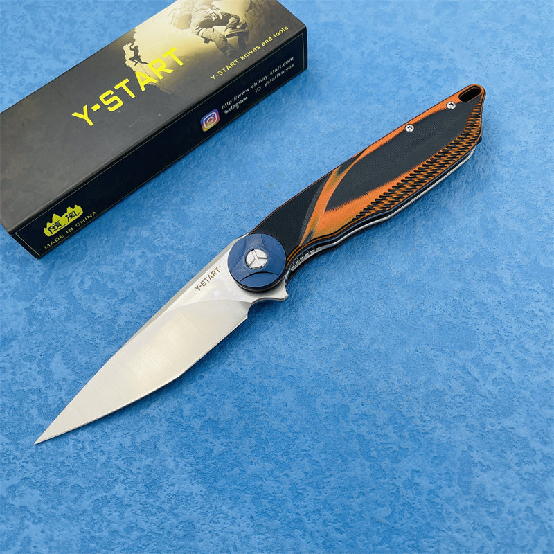 Couteau Camping Tactique Survie Bushcraft Lame Acier Inox 18cm - Camp de Base Farzen+