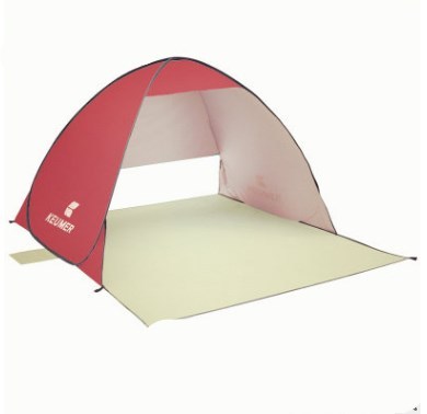 Tienda de playa automática anti-UV: protección solar instantánea