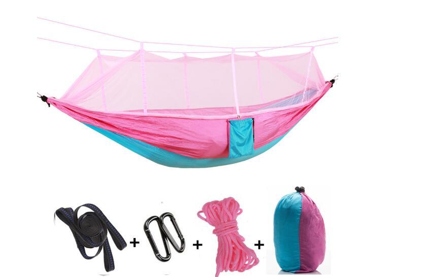 Double Parachute Hammock Mosquito Net - 210T Nylon Anti-Insects