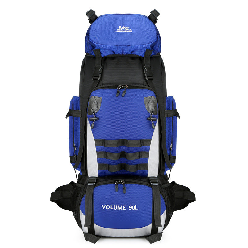Sac à dos de randonnée grande capacité 90 L, imperméable et résistant, avec matelassage en coton - Camp de Base Farzen+