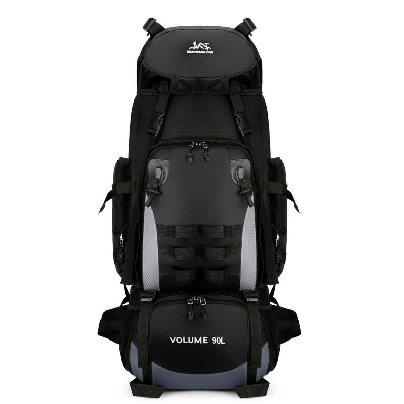 Sac à dos de randonnée grande capacité 90 L, imperméable et résistant, avec matelassage en coton - Camp de Base Farzen+