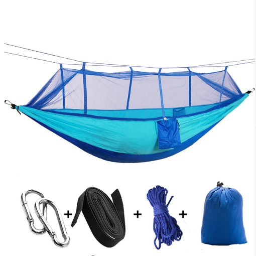 Double Parachute Hammock Mosquito Net - 210T Nylon Anti-Insects