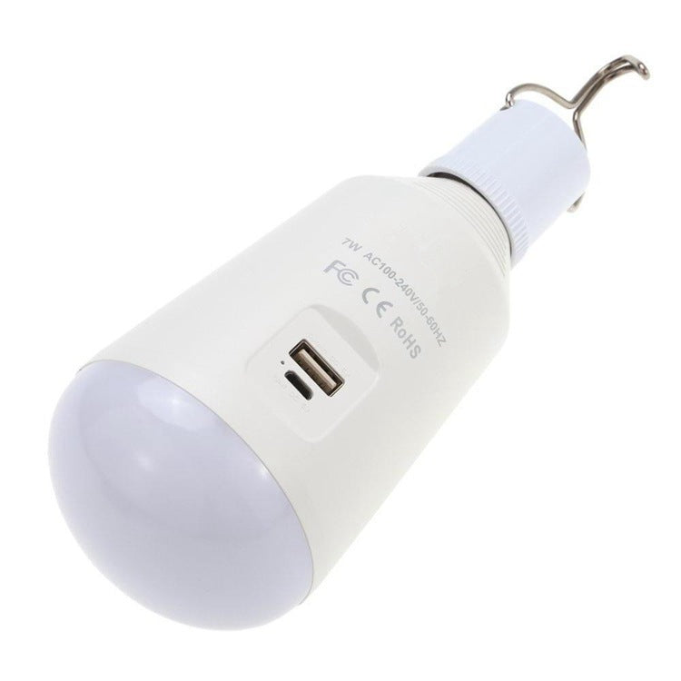 Mini linterna LED portátil con gancho: lámpara multifuncional para tienda de campaña