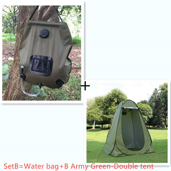 Tente Douche Portable Camping - Abri Privé Multifonction 120x190cm