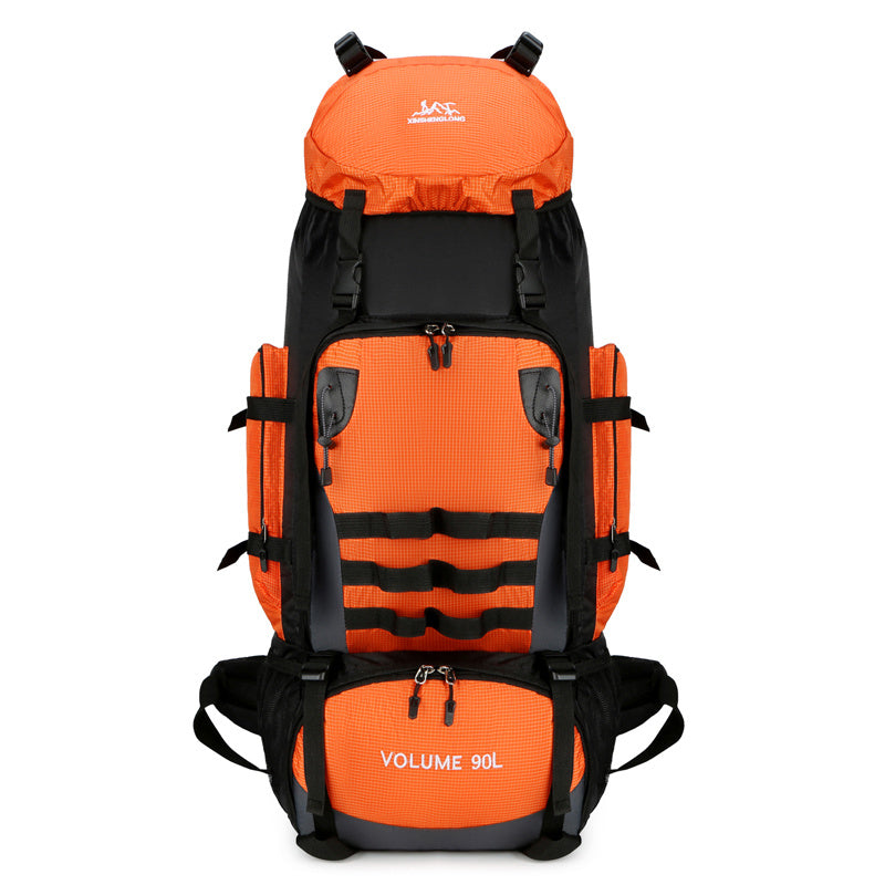 Sac à dos de randonnée grande capacité 90 L, imperméable et résistant, avec matelassage en coton - Camp de Base Farzen+