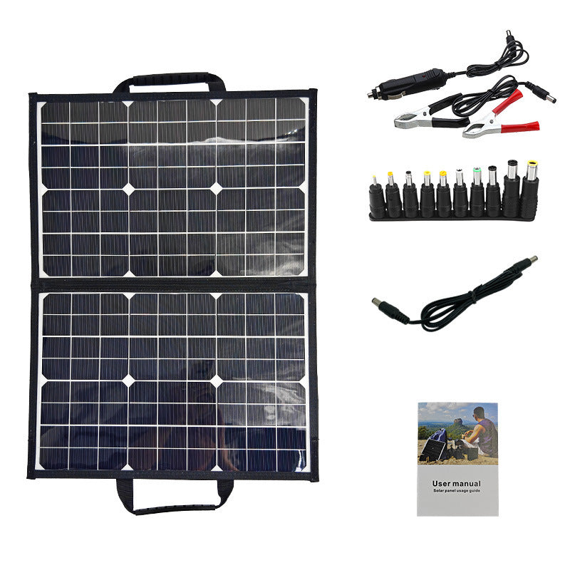 Panel solar portátil de 40 W - Cargador de camping plegable