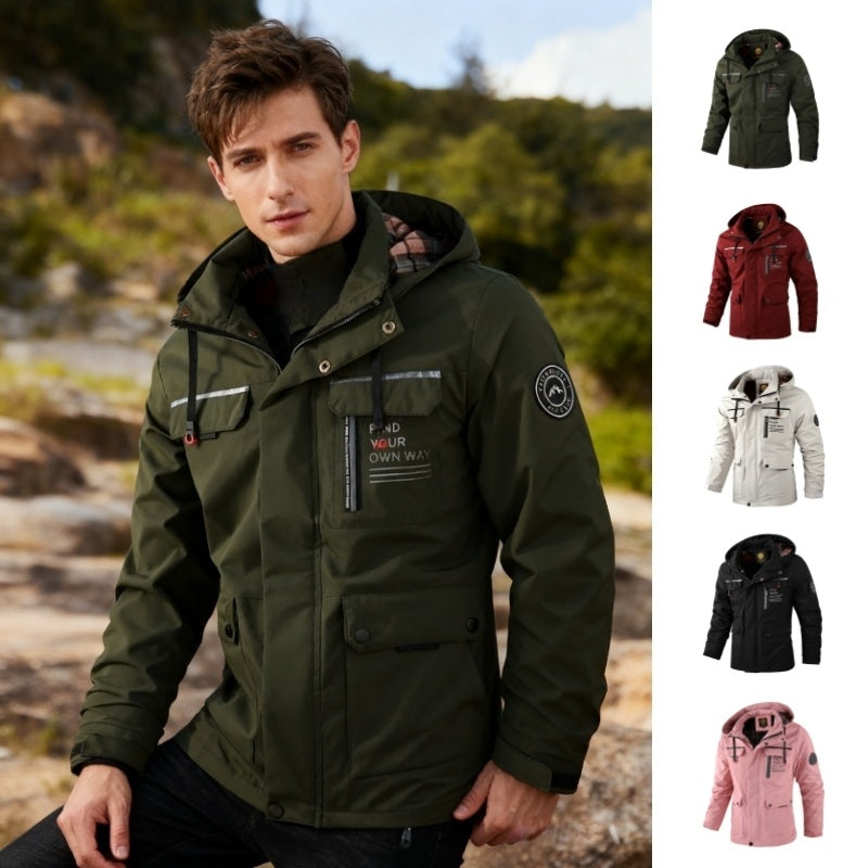 Chaqueta impermeable y cortavientos para hombre - Senderismo de invierno