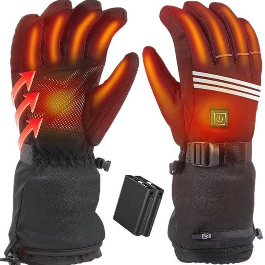 Guantes calefactables de ciclismo de invierno - Térmicos gruesos
