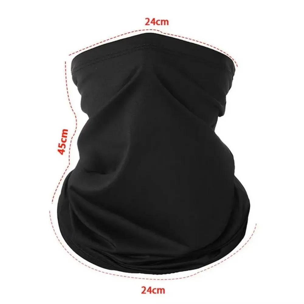 Bandana Multifonction Ice Silk - Cagoule Cache-Cou Coupe-Vent 24x42cm