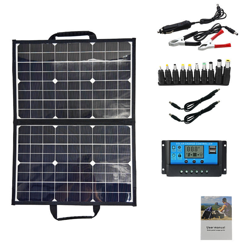 Panel solar portátil de 40 W - Cargador de camping plegable
