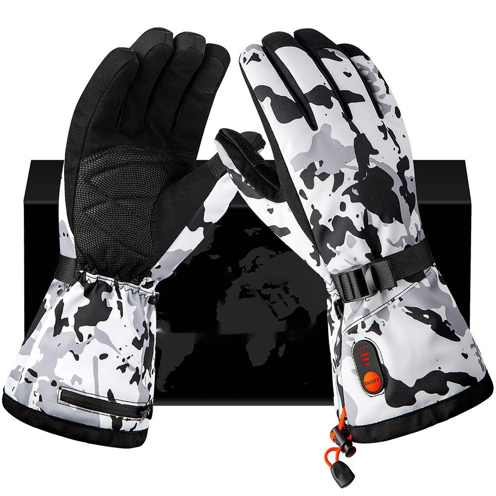 Winter Cycling Heated Gloves - Thick Thermal