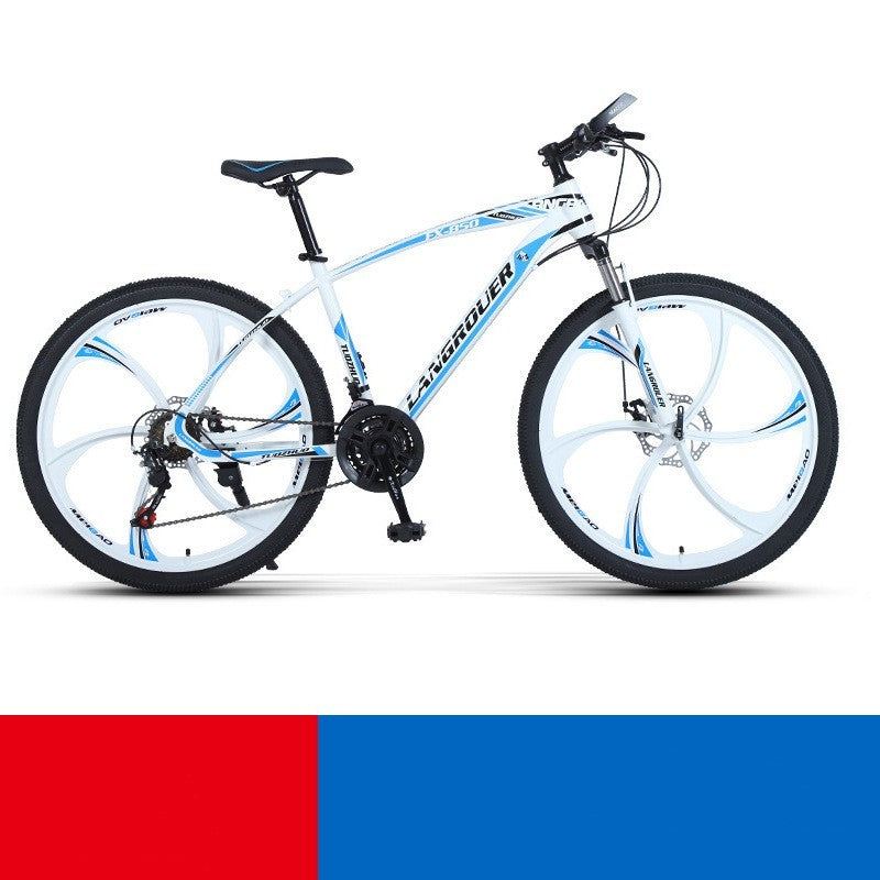Bicicleta de montaña de cross-country con velocidades variables - Cuadro de acero y carbono