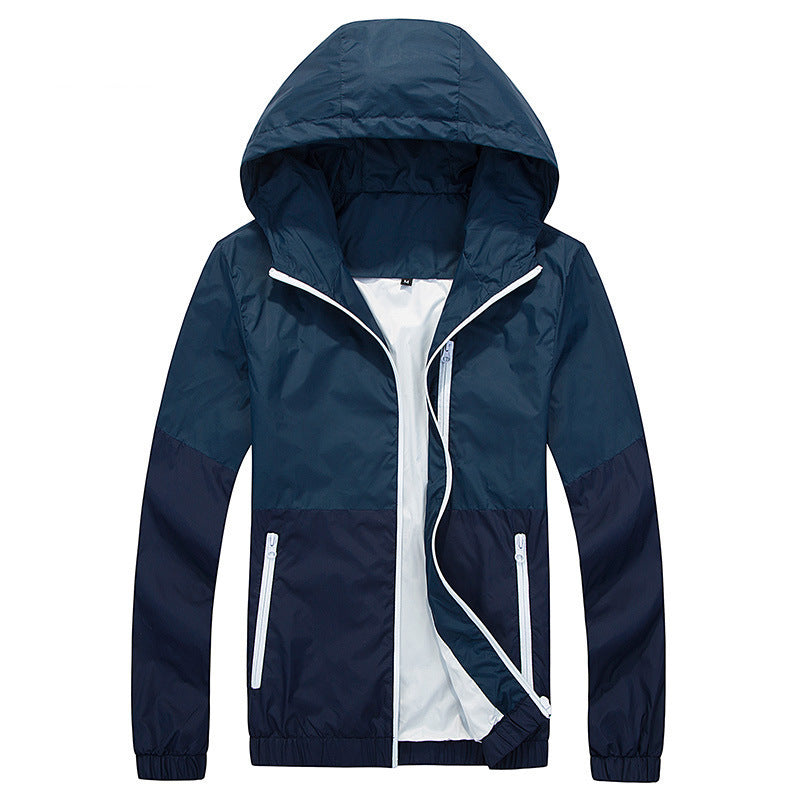 Veste Trench Homme Capuche - Printemps Automne Fine Tendance 350g - Camp de Base Farzen+