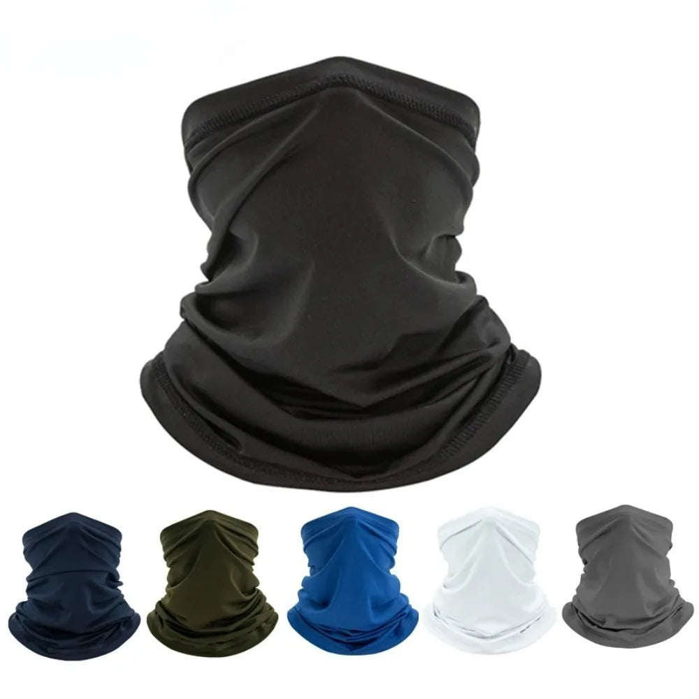 Bandana Multifonction Ice Silk - Cagoule Cache-Cou Coupe-Vent 24x42cm