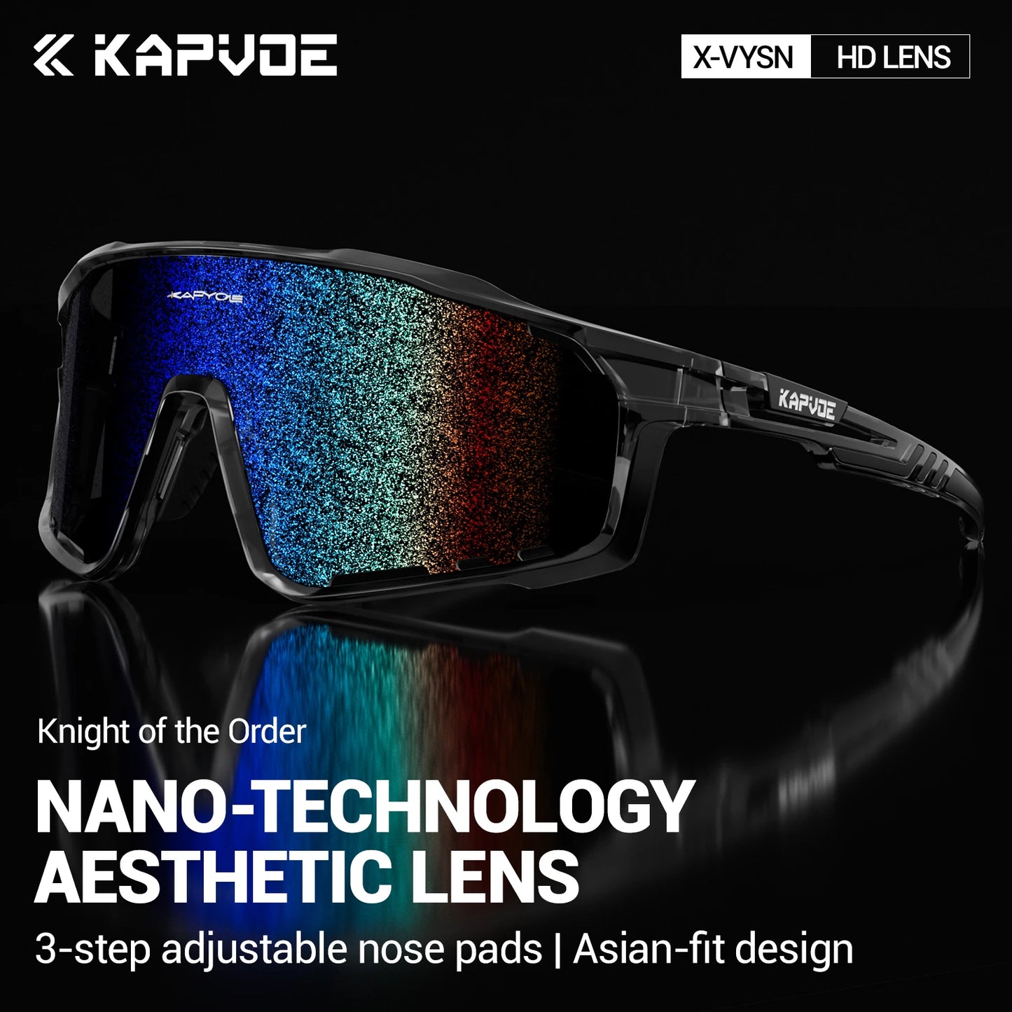 KAPVOE Lunettes Sport Nano-Lentilles Technologie UV400 Pro - Camp de Base Farzen+